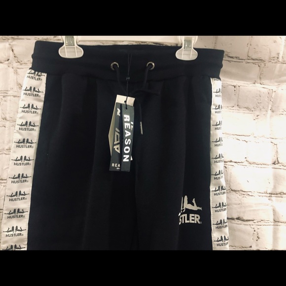 🎊HP🎊🔥Reason🔥Unisex🔥Logo Tape Joggers🔥Measurements in Pics🔥 - Picture 5 of 16